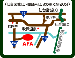 秋保フィッシングエリア ミニマップ